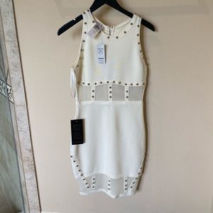 NWT Bebe Gwen Studded Dress